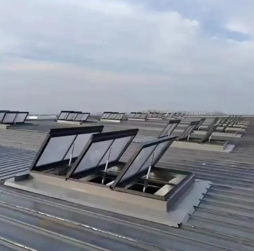 屋顶排烟天窗工程建筑实际效果